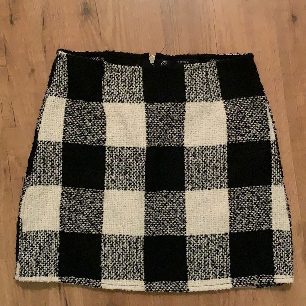 Checkered Skirt